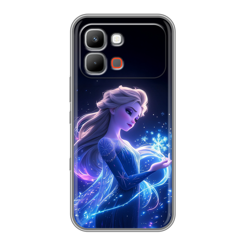 Силиконовый чехол на INFINIX Note Edge с принтом Холодное сердце Frozen Силиконовый чехол на INFINIX Note Edge с принтом Холодное сердце Frozen
