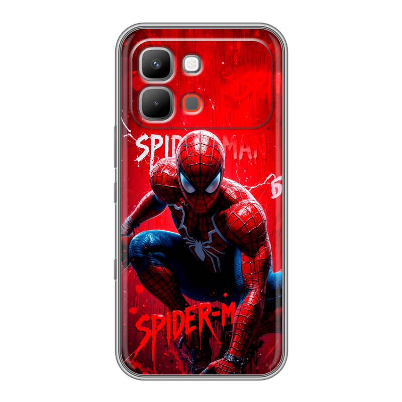 Силиконовый чехол на INFINIX Note Edge с принтом Spiderman Человек паук Силиконовый чехол на INFINIX Note Edge с принтом Spiderman Человек паук