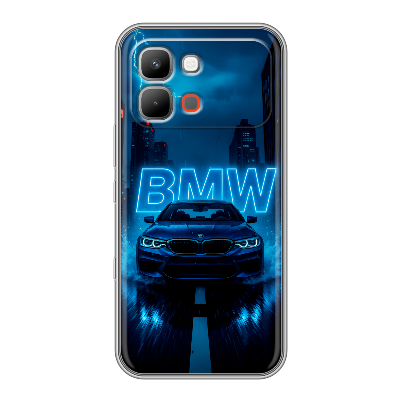 Силиконовый чехол на INFINIX Note Edge с принтом BMW БМВ Силиконовый чехол на INFINIX Note Edge с принтом BMW БМВ