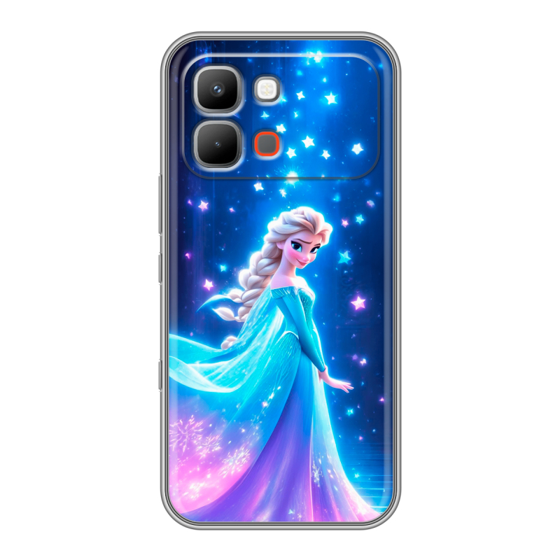 Силиконовый чехол на INFINIX Note Edge с принтом Холодное сердце Frozen Силиконовый чехол на INFINIX Note Edge с принтом Холодное сердце Frozen