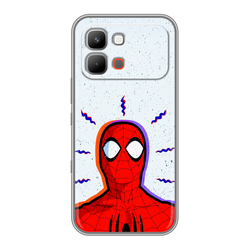 Силиконовый чехол на INFINIX Note Edge с принтом Spiderman Человек паук Силиконовый чехол на INFINIX Note Edge с принтом Spiderman Человек паук