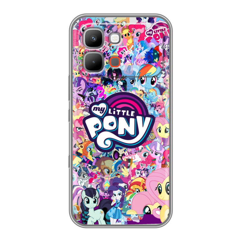 Силиконовый чехол на INFINIX Note Edge с принтом My little pony Дружба чудо Силиконовый чехол на INFINIX Note Edge с принтом My little pony Дружба чудо