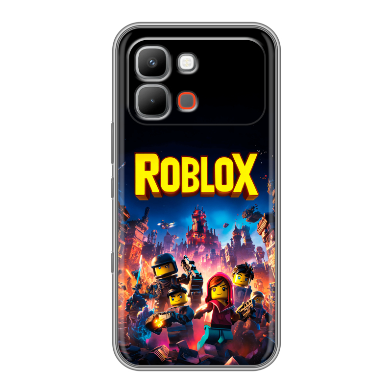 Силиконовый чехол на INFINIX Note Edge с принтом Roblox Роблокс Силиконовый чехол на INFINIX Note Edge с принтом Roblox Роблокс
