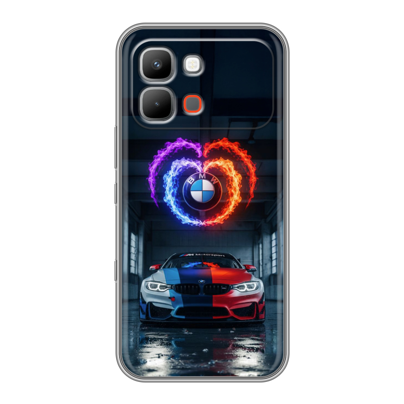 Силиконовый чехол на INFINIX Note Edge с принтом BMW БМВ Силиконовый чехол на INFINIX Note Edge с принтом BMW БМВ