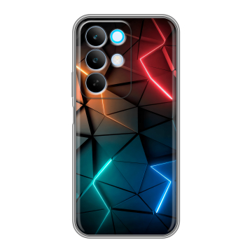 Силиконовый чехол на Realme C85 с принтом Абстракция неон Силиконовый чехол на Realme C85 с принтом Абстракция неон