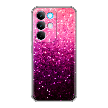 Силиконовый чехол на Realme C85 с принтом Блестки