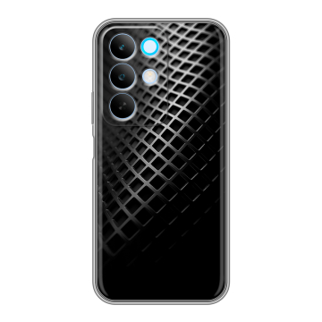 Силиконовый чехол на Realme C85 с принтом Текстура металла