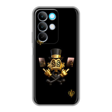 Силиконовый чехол на Realme C85 с принтом Золотой скрудж макдак