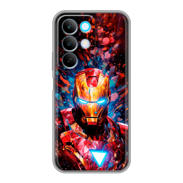 Силиконовый чехол на Realme C85 с принтом Железный человек Ironman Силиконовый чехол на Realme C85 с принтом Железный человек Ironman