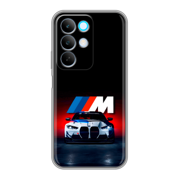 Силиконовый чехол на Realme C85 с принтом БМВ BMW Силиконовый чехол на Realme C85 с принтом БМВ BMW