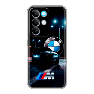 Силиконовый чехол на Realme C85 с принтом БМВ BMW Силиконовый чехол на Realme C85 с принтом БМВ BMW