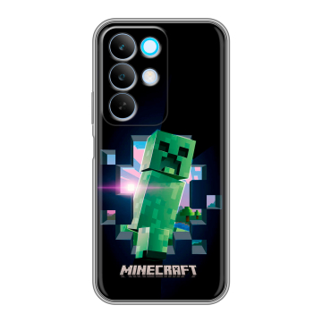 Силиконовый чехол на Realme C85 с принтом Майнкрафт Minecraft Силиконовый чехол на Realme C85 с принтом Майнкрафт Minecraft