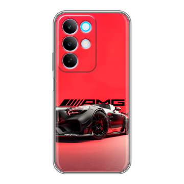 Силиконовый чехол на Realme C85 с принтом Мерседес Mercedes AMG Силиконовый чехол на Realme C85 с принтом Мерседес Mercedes AMG
