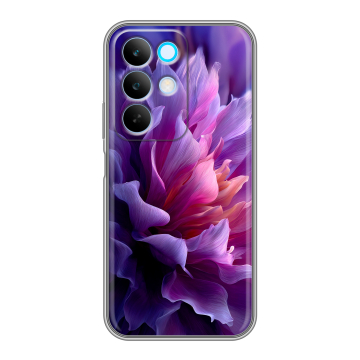 Силиконовый чехол на Realme C85 с принтом женский цветы Силиконовый чехол на Realme C85 с принтом женский цветы
