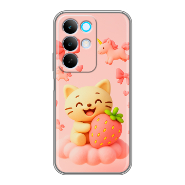 Силиконовый чехол на Realme C85 с принтом для девочек