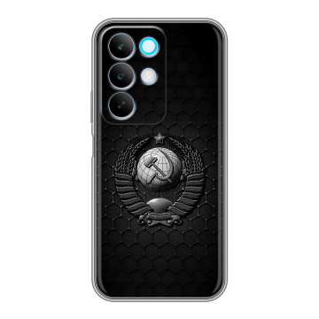 Силиконовый чехол на Realme C85 с принтом Герб Флаг СССР