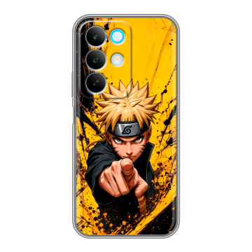 Силиконовый чехол на Realme C85 с принтом Naruto Наруто