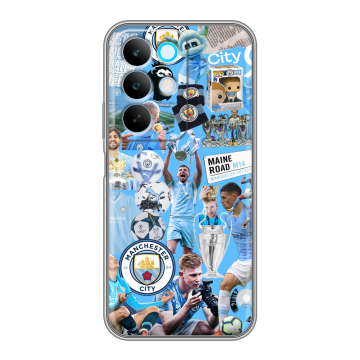 Силиконовый чехол на Realme C85 с принтом Man City Манчестер Сити Силиконовый чехол на Realme C85 с принтом Man City Манчестер Сити
