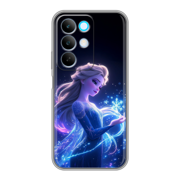 Силиконовый чехол на Realme C85 с принтом Холодное сердце Frozen Силиконовый чехол на Realme C85 с принтом Холодное сердце Frozen