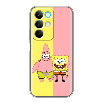 Силиконовый чехол на Realme C85 с принтом Спанч боб Спанчбоб Силиконовый чехол на Realme C85 с принтом Спанч боб Спанчбоб