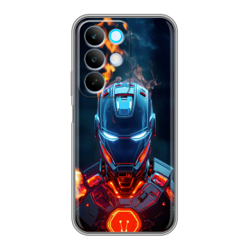 Силиконовый чехол на Realme C85 с принтом IronMan Железный человек Силиконовый чехол на Realme C85 с принтом IronMan Железный человек