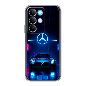 Силиконовый чехол на Realme C85 с принтом Mercedes Мерседес Силиконовый чехол на Realme C85 с принтом Mercedes Мерседес