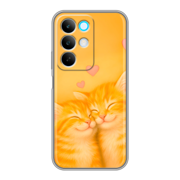 Силиконовый чехол на Realme C85 с принтом Милые котята Силиконовый чехол на Realme C85 с принтом Милые котята