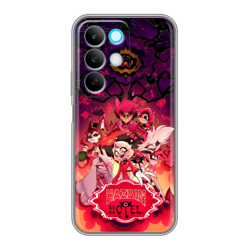 Силиконовый чехол на Realme C85 с принтом Hazbin Hotel Отель Хазбин Силиконовый чехол на Realme C85 с принтом Hazbin Hotel Отель Хазбин