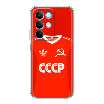Силиконовый чехол на Realme C85 с принтом Флаг Герб СССР Силиконовый чехол на Realme C85 с принтом Флаг Герб СССР