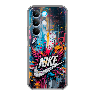 Силиконовый чехол на Realme C85 с принтом Nike Найк Силиконовый чехол на Realme C85 с принтом Nike Найк