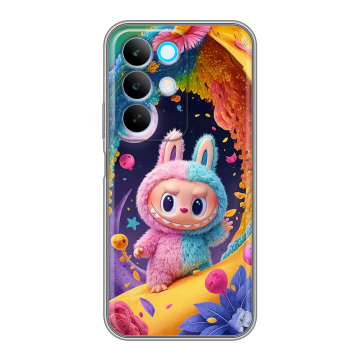 Силиконовый чехол на Realme C85 с принтом Labubu Лабубу Силиконовый чехол на Realme C85 с принтом Labubu Лабубу