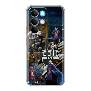 Силиконовый чехол на Realme C85 с принтом Messi Barcelona Силиконовый чехол на Realme C85 с принтом Messi Barcelona