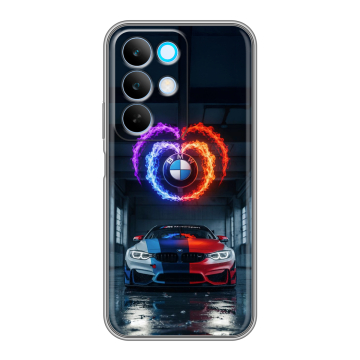 Силиконовый чехол на Realme C85 с принтом BMW БМВ Силиконовый чехол на Realme C85 с принтом BMW БМВ