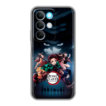 Силиконовый чехол на Realme C85 с принтом Demon Slayer Клинок рассекающий демонов Силиконовый чехол на Realme C85 с принтом Demon Slayer Клинок рассекающий демонов