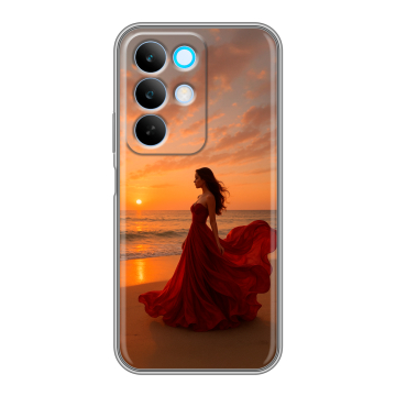 Силиконовый чехол на Realme C85 с принтом со своим фото Силиконовый чехол на Realme C85 с принтом со своим фото