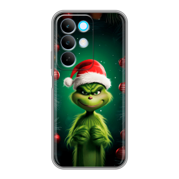 Силиконовый чехол на Realme C85 с принтом Гринч Новый год Рождество Силиконовый чехол на Realme C85 с принтом Гринч Новый год Рождество