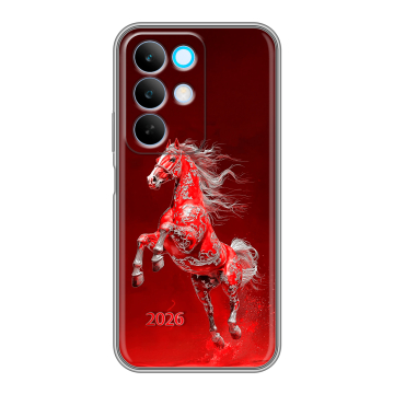 Силиконовый чехол на Realme C85 с принтом Новый год Силиконовый чехол на Realme C85 с принтом Новый год