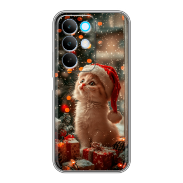 Силиконовый чехол на Realme C85 с принтом Новый год Силиконовый чехол на Realme C85 с принтом Новый год
