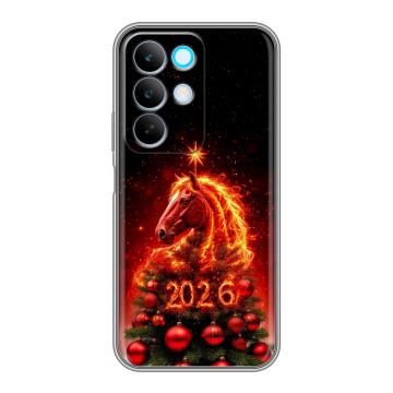 Силиконовый чехол на Realme C85 с принтом Новый год Силиконовый чехол на Realme C85 с принтом Новый год