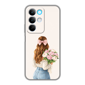 Силиконовый чехол на Realme C85 с принтом женский Силиконовый чехол на Realme C85 с принтом женский