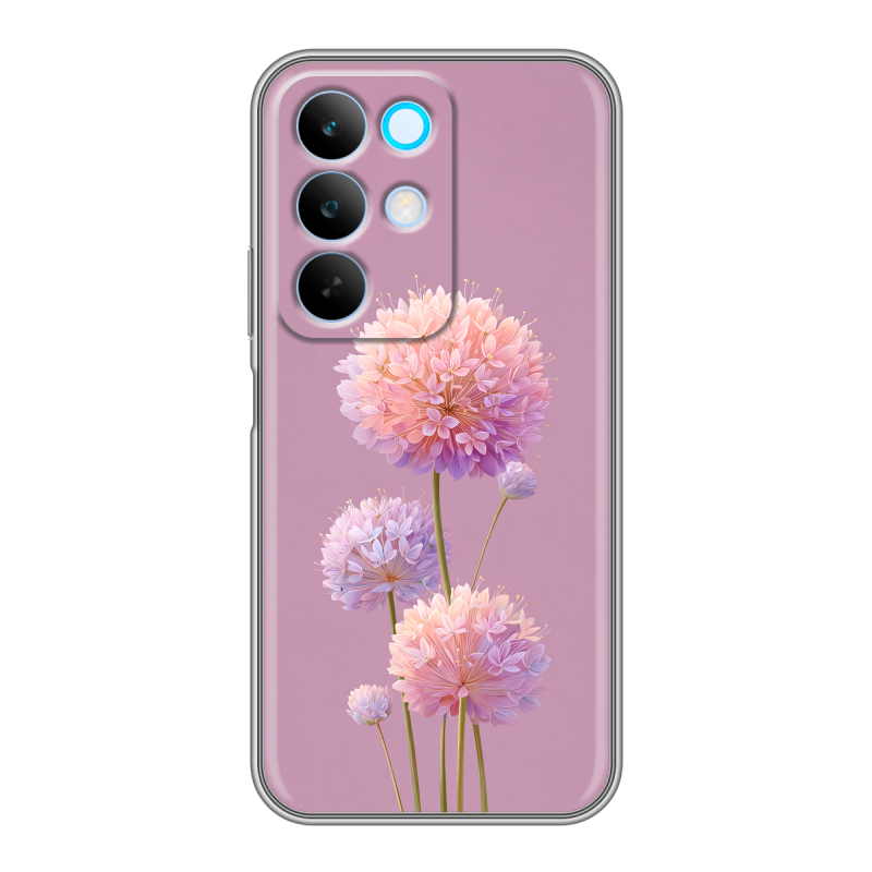 Силиконовый чехол на Realme C85 с принтом Цветы Силиконовый чехол на Realme C85 с принтом Цветы