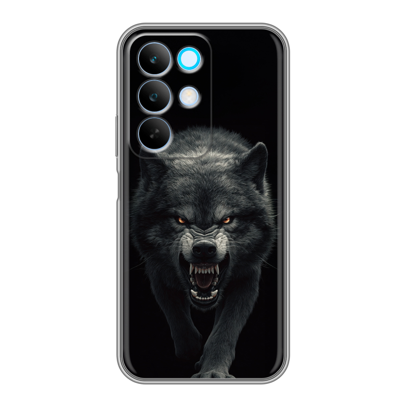 Силиконовый чехол на Realme C85 с принтом Волк Силиконовый чехол на Realme C85 с принтом Волк