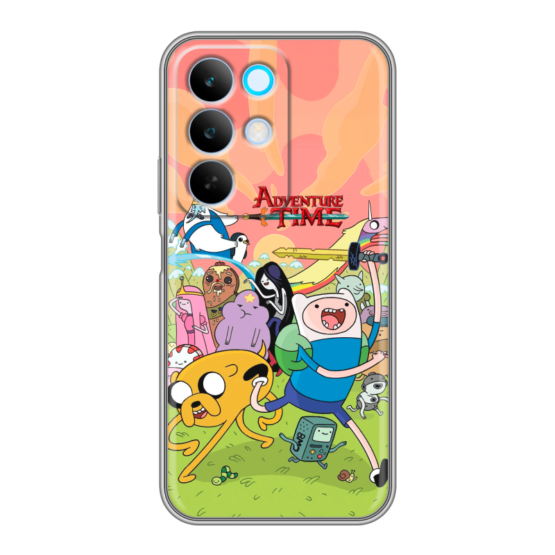 Силиконовый чехол на Realme C85 с принтом Adventure time Время приключений Силиконовый чехол на Realme C85 с принтом Adventure time Время приключений