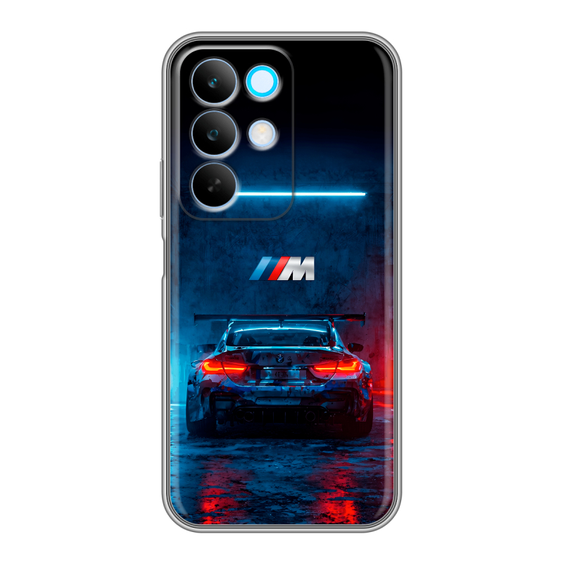 Силиконовый чехол на Realme C85 с принтом BMW БМВ Силиконовый чехол на Realme C85 с принтом BMW БМВ