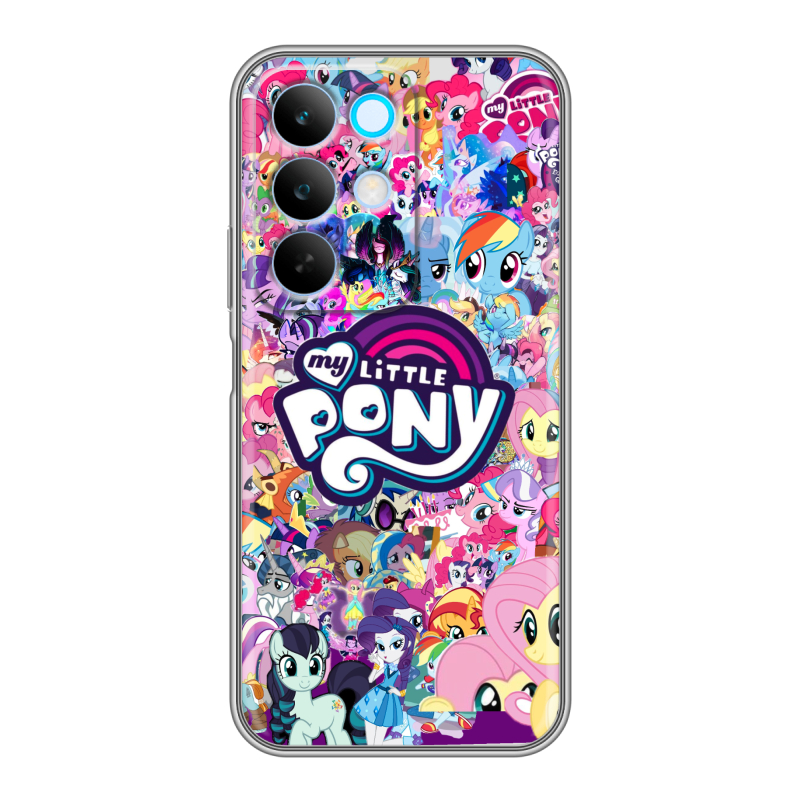 Силиконовый чехол на Realme C85 с принтом My little pony Дружба чудо Силиконовый чехол на Realme C85 с принтом My little pony Дружба чудо