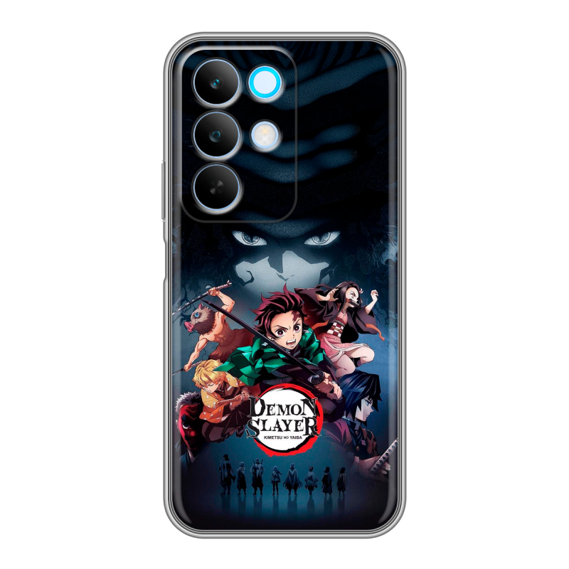 Силиконовый чехол на Realme C85 с принтом Demon Slayer Клинок рассекающий демонов Силиконовый чехол на Realme C85 с принтом Demon Slayer Клинок рассекающий демонов