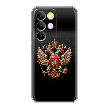 Силиконовый чехол на Realme C85 Pro с принтом Герб России Силиконовый чехол на Realme C85 Pro с принтом Герб России