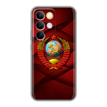 Силиконовый чехол на Realme C85 Pro с принтом Герб СССР Силиконовый чехол на Realme C85 Pro с принтом Герб СССР