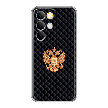 Силиконовый чехол на Realme C85 Pro с принтом Герб России принт
