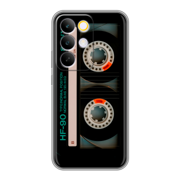 Силиконовый чехол на Realme C85 Pro с принтом Кассета